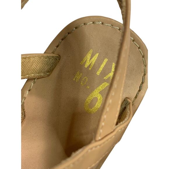 Size 2 Mix No6 Girls Sandals Rhinestones Flat Stella Strappy - Picture 8 of 11